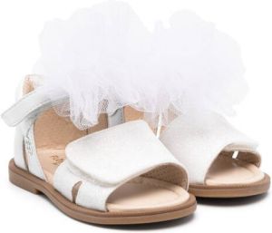 Florens Leren sandalen Wit