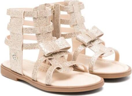 Florens Sandalen met glitter Goud