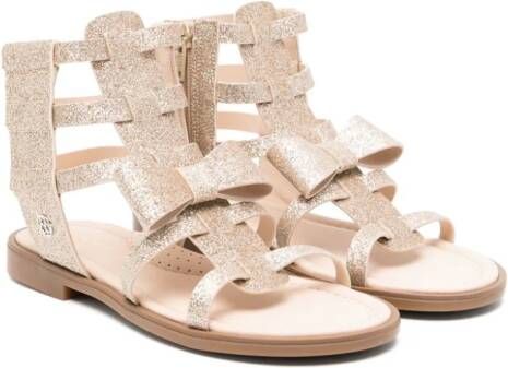 Florens Sandalen met glitter Goud