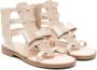 Florens Sandalen met glitter Goud - Thumbnail 1