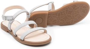 Florens Sandalen met open neus Zilver