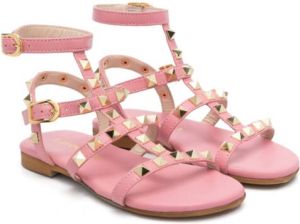 Florens Sandalen met Rockstud-bandjes Roze