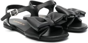 Florens Sandalen met strik Zwart