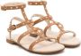 Florens Sandalen verfraaid met studs Bruin - Thumbnail 1