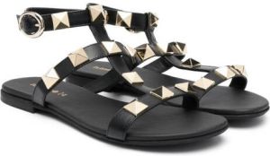 Florens Sandalen verfraaid met studs Zwart