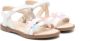 Florens Leren sandalen met sterpatch Wit - Thumbnail 1