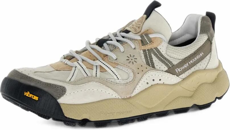 FLOWER MOUNTAIN Back Country Uni 2 panelled Vibram-sole sneakers Beige - Foto 4