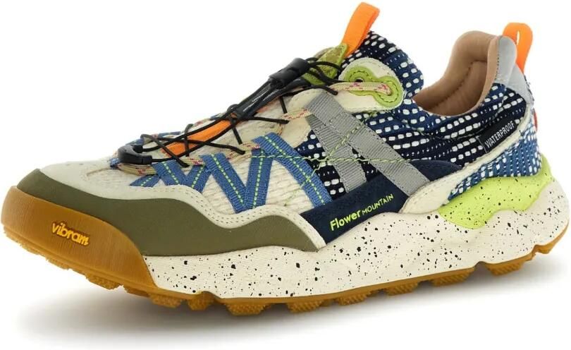 FLOWER MOUNTAIN Iwano 2 Sashiko sneakers Blauw - Foto 3
