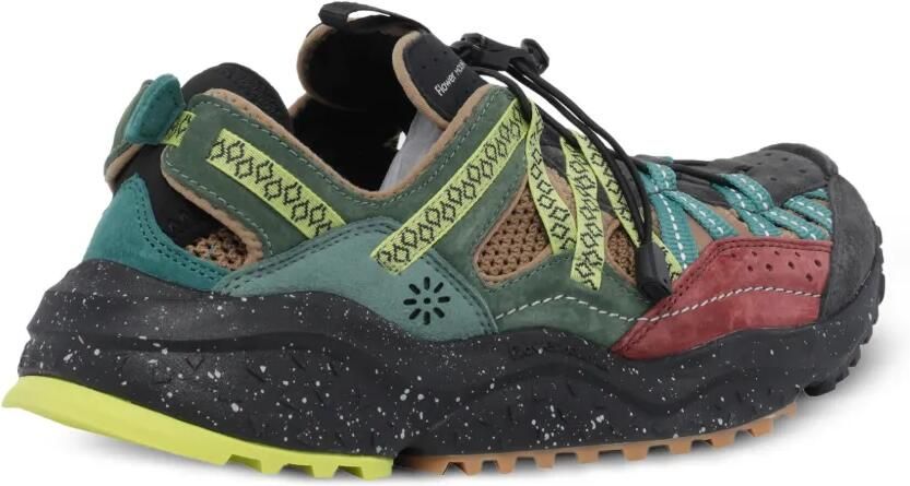 FLOWER MOUNTAIN Kazana Fall sneakers met houtje-touwtjesluiting en vlakken Zwart - Foto 3