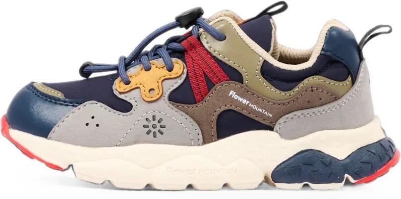 FLOWER MOUNTAIN KIDS Low-top sneakers met vlakken Blauw - Foto 5