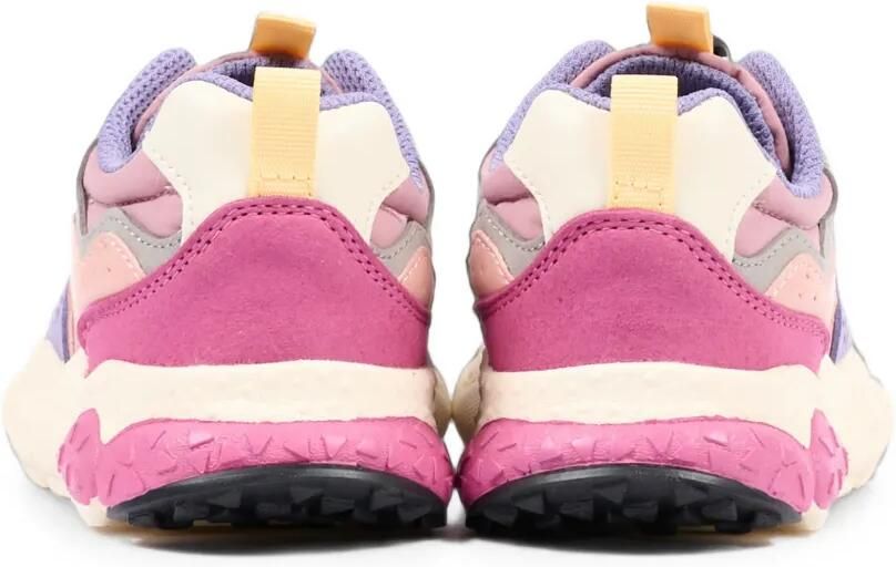 FLOWER MOUNTAIN KIDS Sneakers met houtje-touwtje sluiting en vlakken Roze - Foto 3