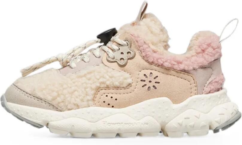 FLOWER MOUNTAIN KIDS Sneakers met vlakken Beige