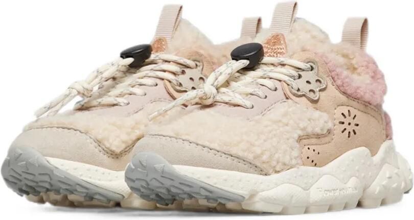 FLOWER MOUNTAIN KIDS Sneakers met vlakken Beige - Foto 5