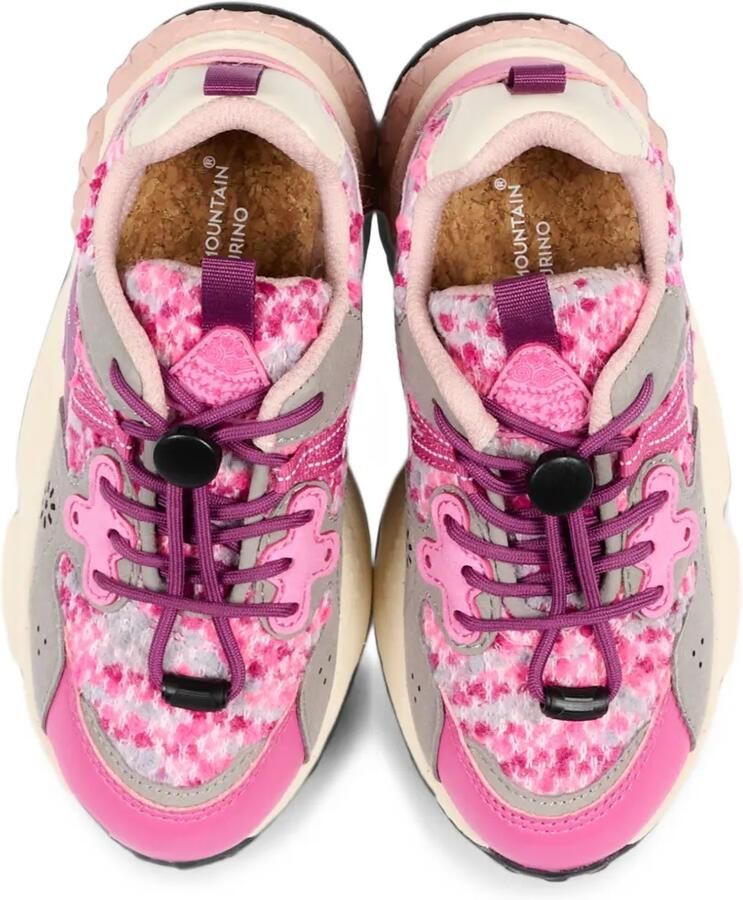 FLOWER MOUNTAIN KIDS Sneakers met vlakken Roze - Foto 2