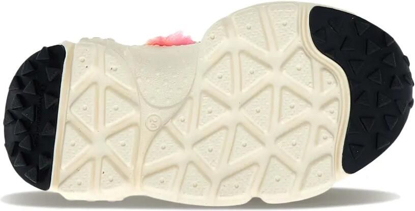 FLOWER MOUNTAIN KIDS Sneakers met vlakken van imitatiebont Paars - Foto 4