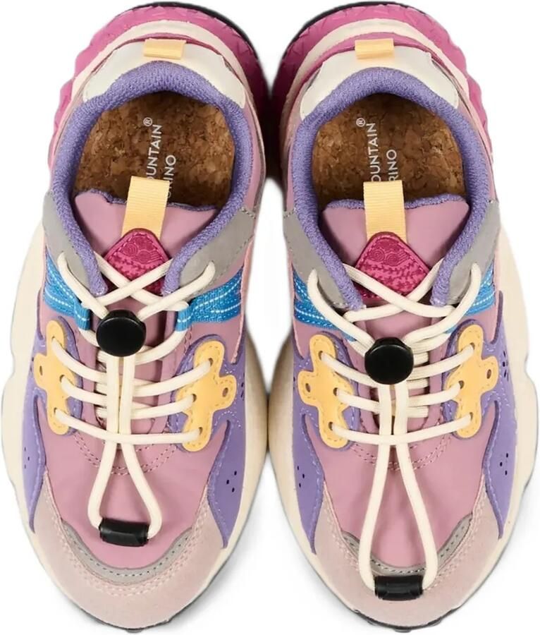 FLOWER MOUNTAIN KIDS Ya o 3 sneakers met colourblocking Roze - Foto 3