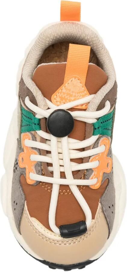 FLOWER MOUNTAIN KIDS Ya o 3 panelled sneakers Bruin - Foto 3