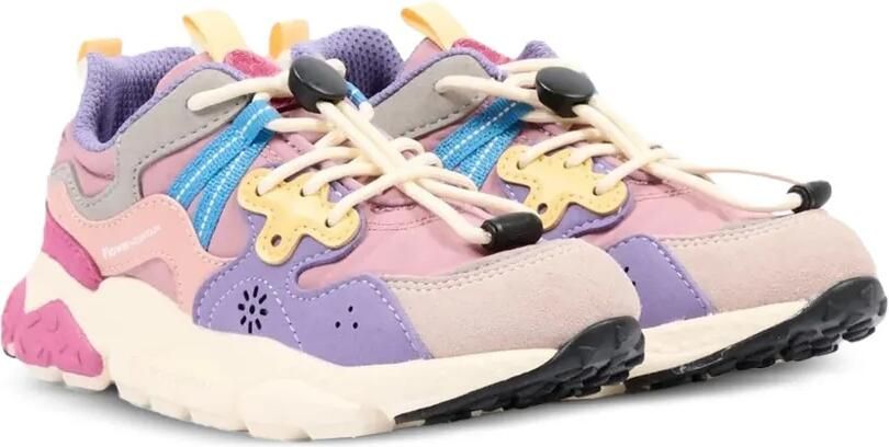 FLOWER MOUNTAIN KIDS Ya o 3 sneakers met colourblocking Roze