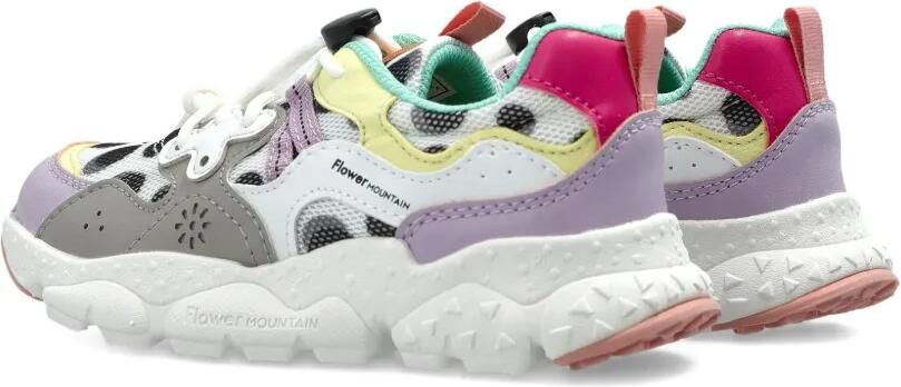 FLOWER MOUNTAIN KIDS Ya o 3 sneakers met colourblocking Wit - Foto 3