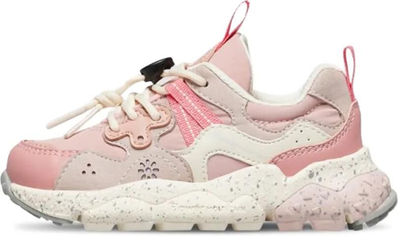 FLOWER MOUNTAIN KIDS Ya o 3 sneakers met geperforeerde details en vlakken Roze - Foto 3