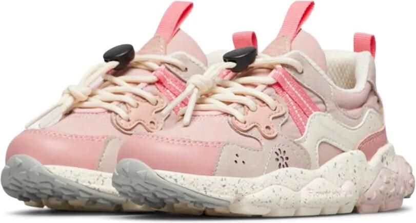 FLOWER MOUNTAIN KIDS Ya o 3 sneakers met geperforeerde details en vlakken Roze - Foto 5
