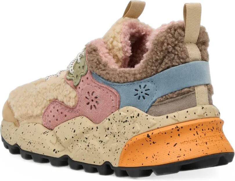 FLOWER MOUNTAIN Kotetsu suede and wool sneakers Beige - Foto 3