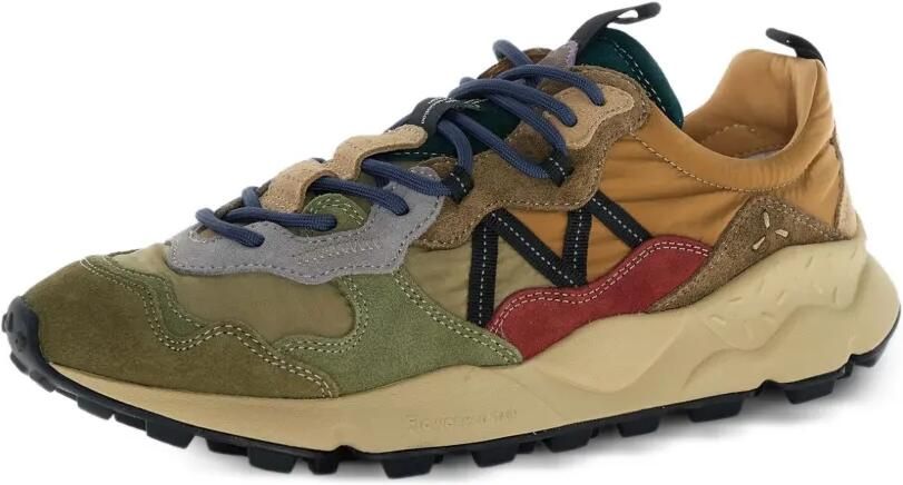 FLOWER MOUNTAIN Lenzan sneakers met suède vlakken Bruin - Foto 4