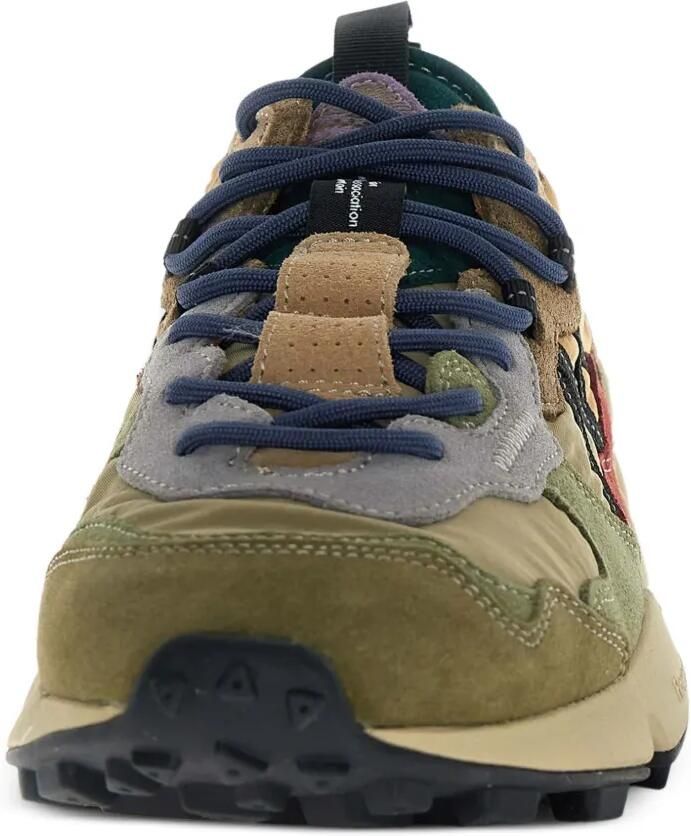 FLOWER MOUNTAIN Lenzan sneakers met suède vlakken Bruin - Foto 3