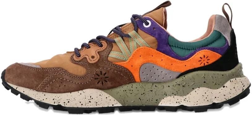 FLOWER MOUNTAIN Leren sneakers 2D98 BROWN - Foto 5