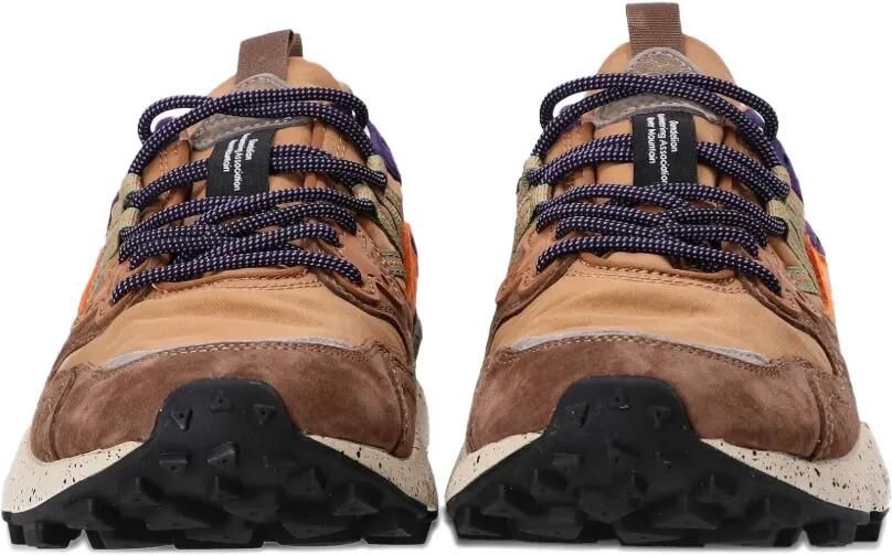 FLOWER MOUNTAIN Leren sneakers 2D98 BROWN - Foto 2