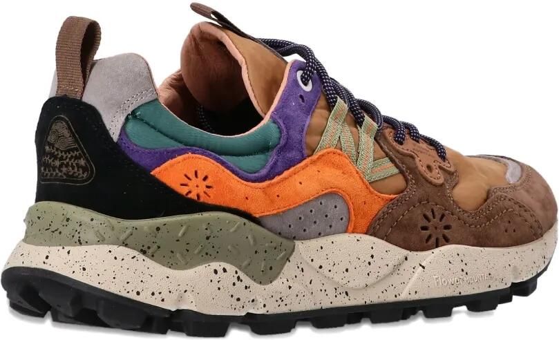 FLOWER MOUNTAIN Leren sneakers 2D98 BROWN - Foto 3