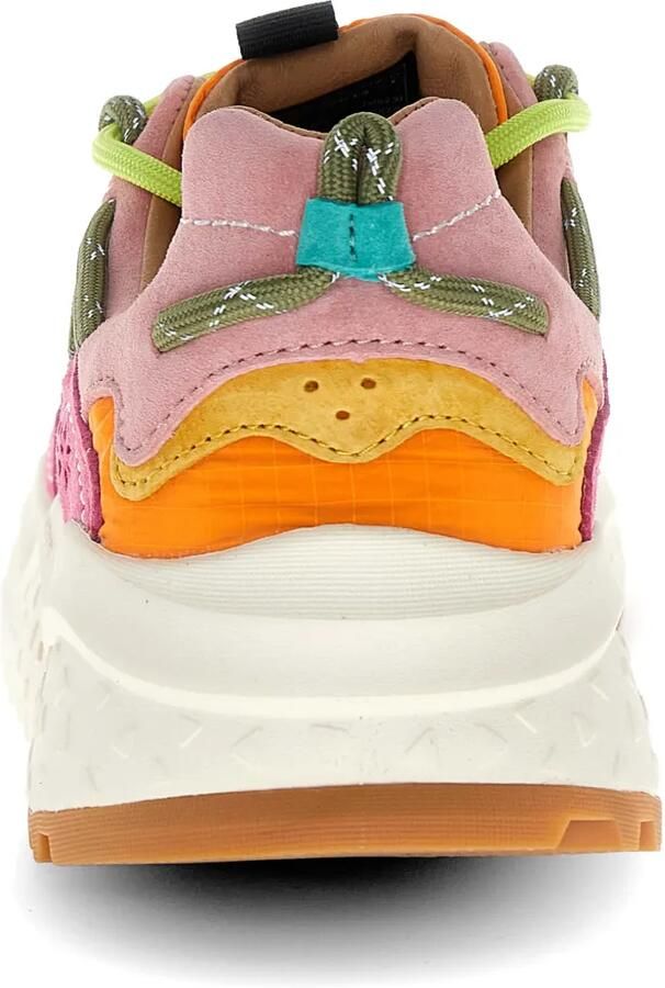 FLOWER MOUNTAIN Nubuck leren sneakers Roze - Foto 3