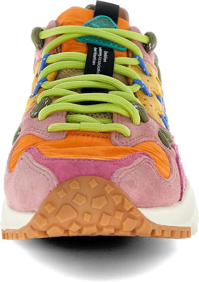 FLOWER MOUNTAIN Nubuck leren sneakers Roze - Foto 2