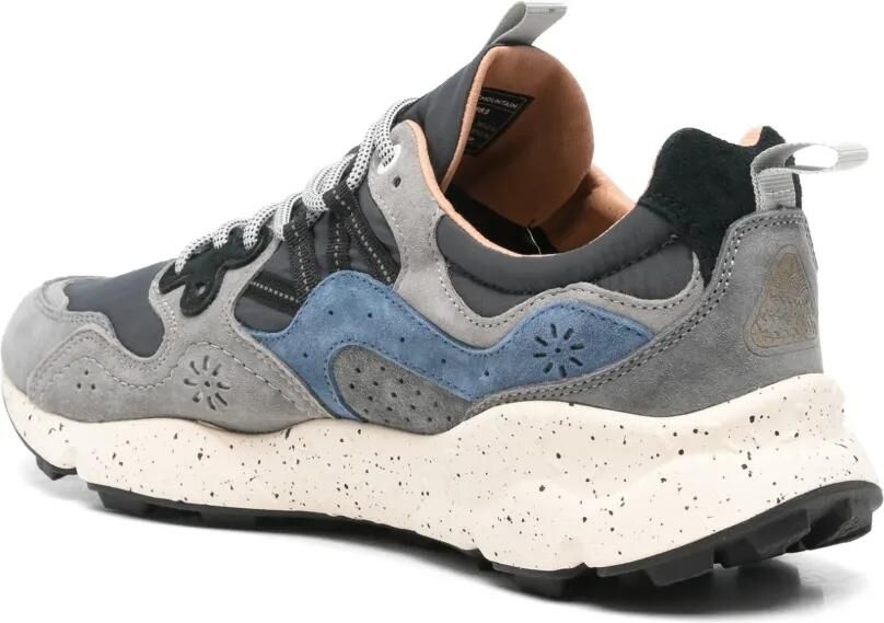 FLOWER MOUNTAIN panelled speckled-sole sneakers Grijs - Foto 2