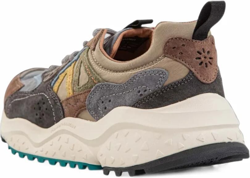 FLOWER MOUNTAIN Solin panelled suede sneakers Bruin - Foto 2