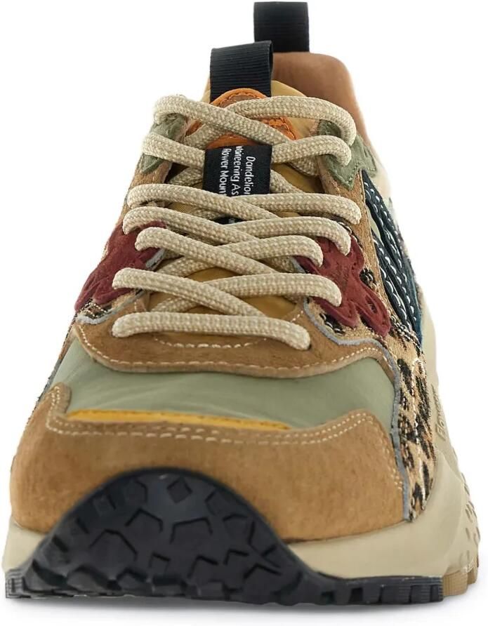 FLOWER MOUNTAIN Solin sneakers met luipaard-print Beige - Foto 2