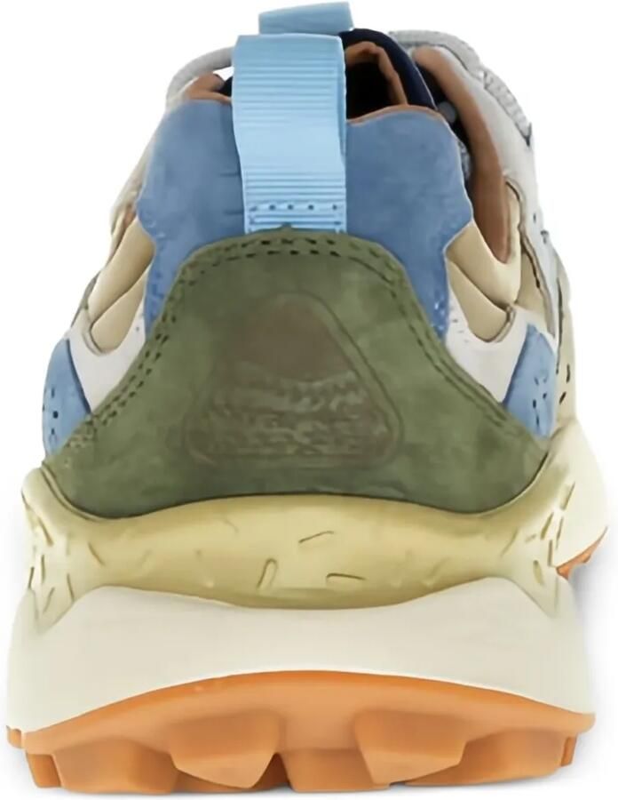 FLOWER MOUNTAIN suede-panel sneakers Blauw - Foto 2