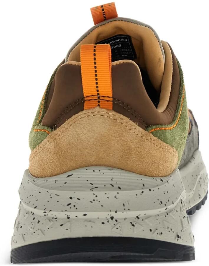 FLOWER MOUNTAIN Sneakers met gespikkelde zool en suède vlakken Bruin - Foto 2