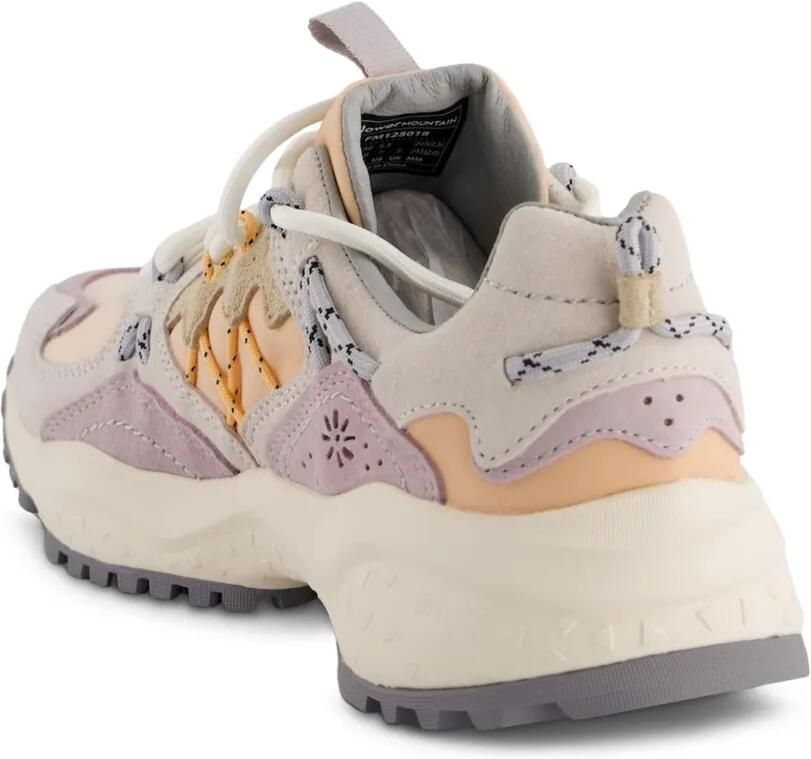 FLOWER MOUNTAIN Yamabushi sneakers met vlakken Beige
