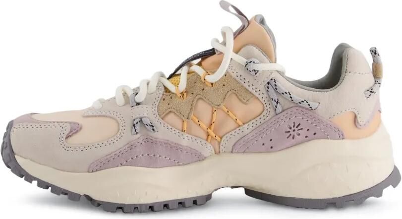 FLOWER MOUNTAIN Yamabushi sneakers met vlakken Beige - Foto 3