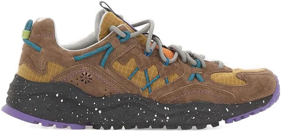 FLOWER MOUNTAIN Yamabushi suède sneakers Bruin