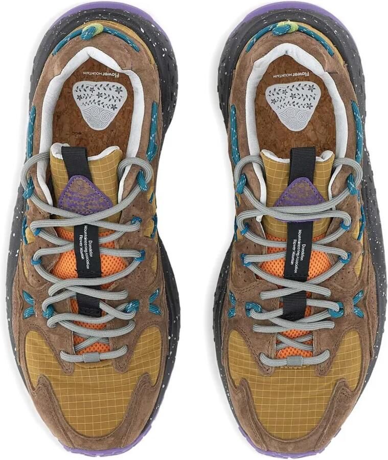 FLOWER MOUNTAIN Yamabushi suède sneakers Bruin - Foto 2