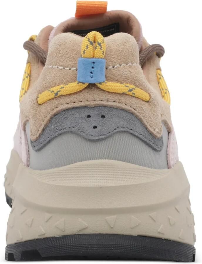 FLOWER MOUNTAIN Yamabushi suède sneakers met vlakken Beige - Foto 2