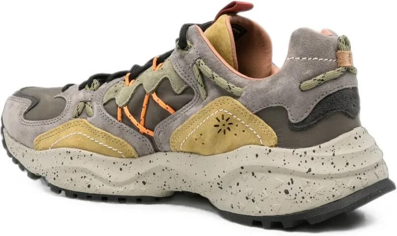 FLOWER MOUNTAIN Yamabushi suède sneakers met vlakken Grijs - Foto 2