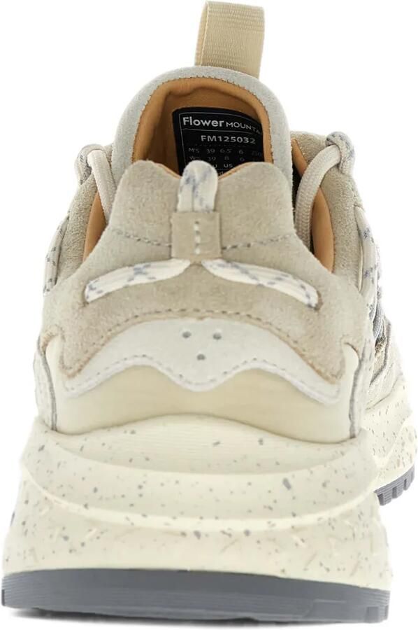 FLOWER MOUNTAIN Yamabushi Uni panelled speckled-sole sneakers Beige - Foto 3
