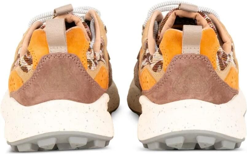 FLOWER MOUNTAIN Yamano 3 sneakers met luipaardprint Oranje - Foto 2