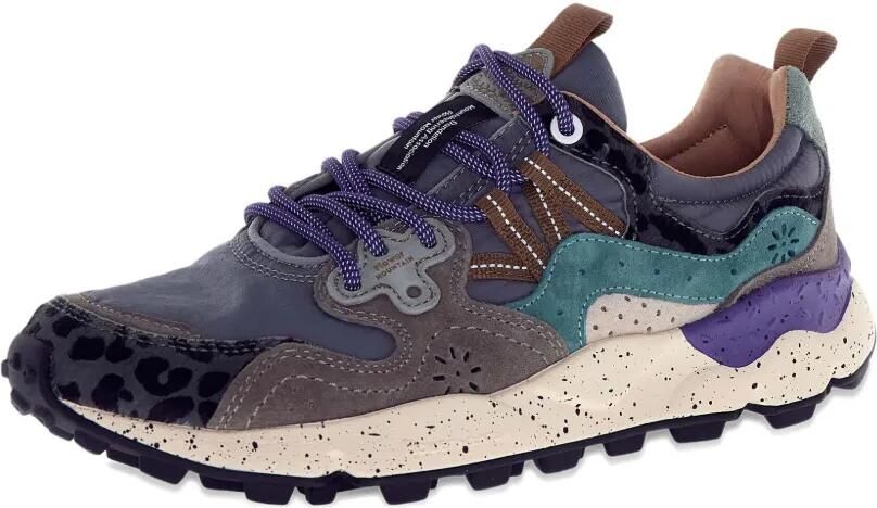 FLOWER MOUNTAIN Ya o 3 nubuck leren sneakers Grijs - Foto 4