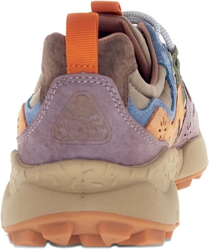 FLOWER MOUNTAIN Ya o 3 nubuck leren sneakers met vlakken Grijs - Foto 3