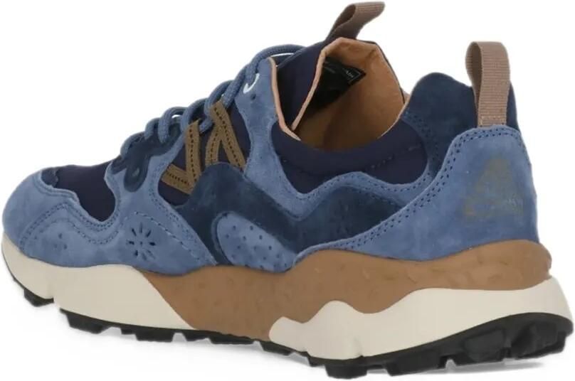 FLOWER MOUNTAIN Yamano 3 panelled sneakers Blauw - Foto 4