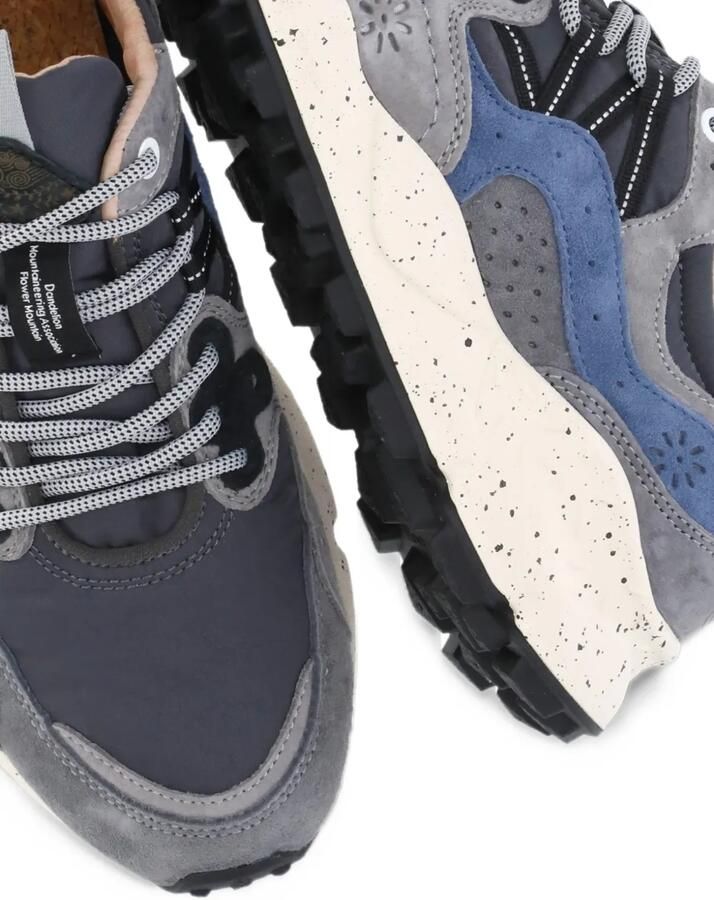 FLOWER MOUNTAIN Yamano 3 panelled sneakers Grijs - Foto 2